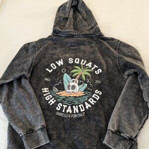 Barbells And Ponytails "Skull Island "Hoodie Sweatshirt New
